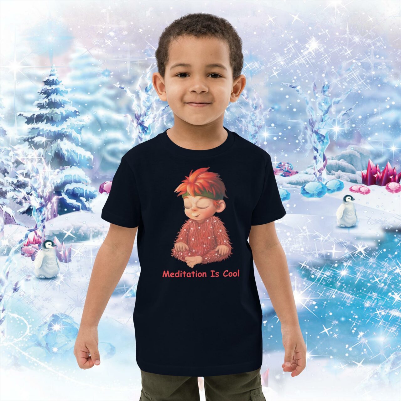 Children's Meditation T-Shirt Meditation Is Cool