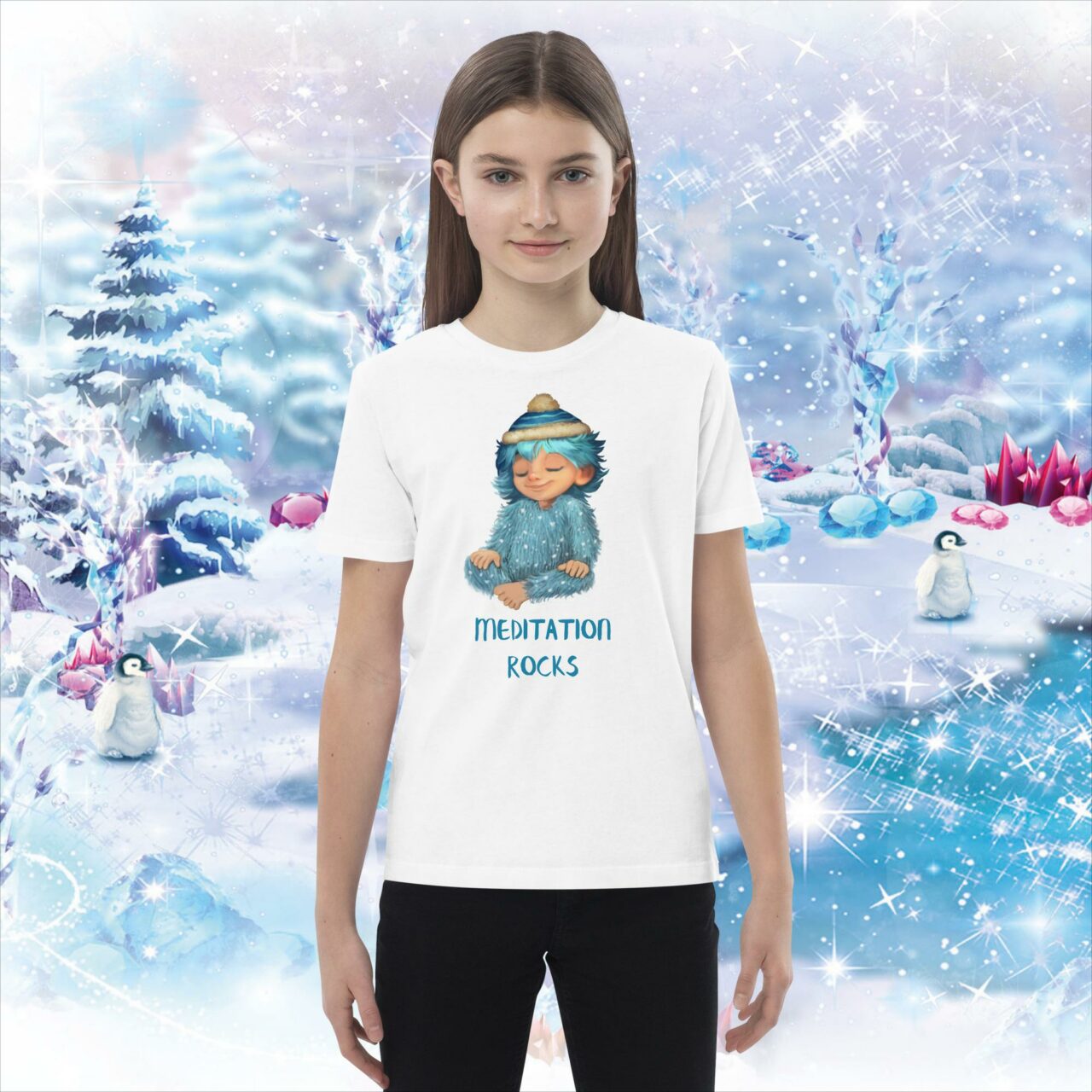 Children's Meditation T-Shirt Meditation Rocks