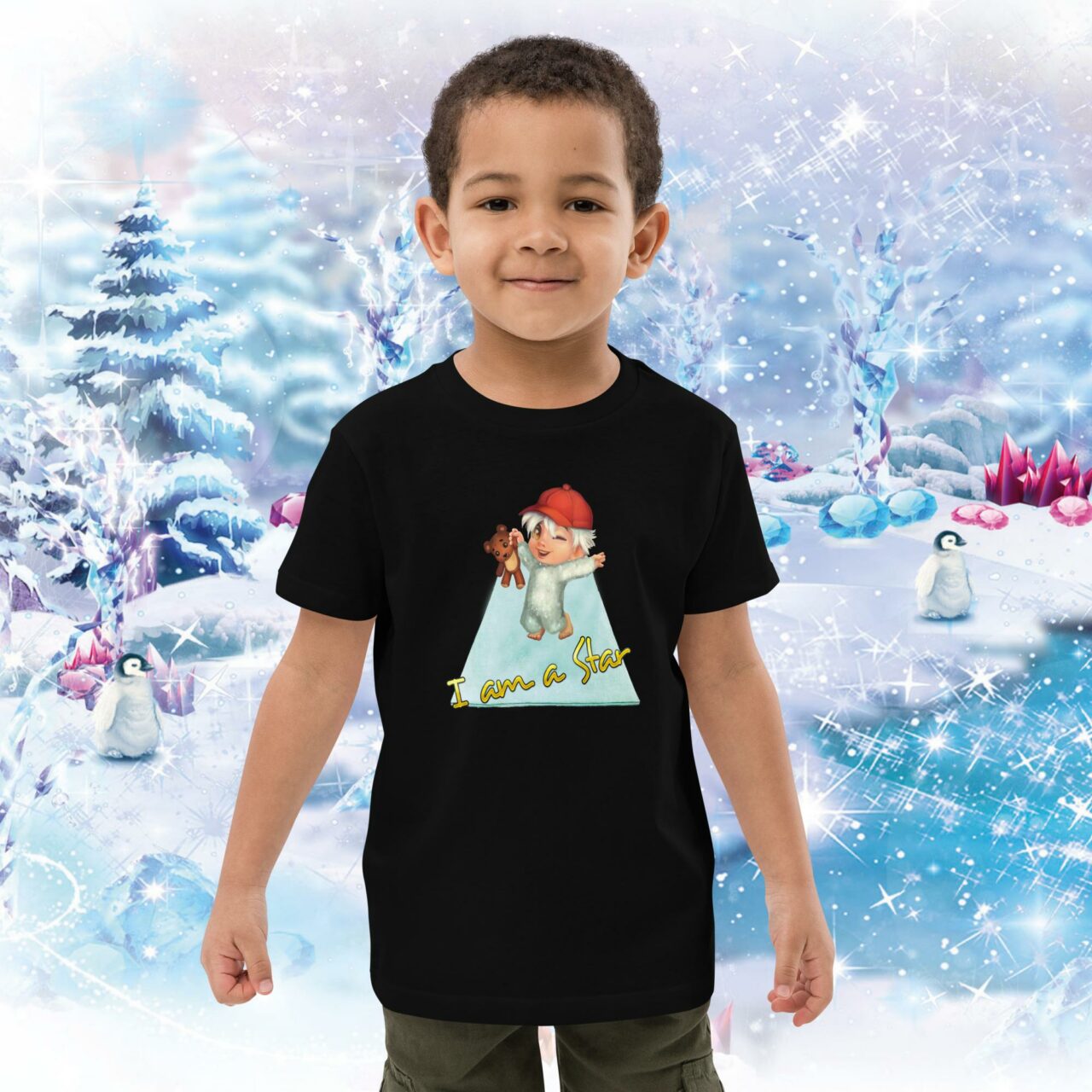 Children's Yoga T-Shirt  I am a Star