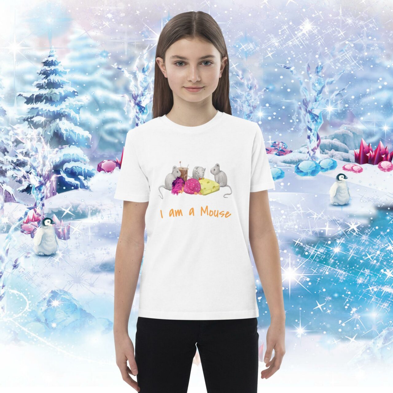 Children's Yoga T-Shirt I am a Mouse