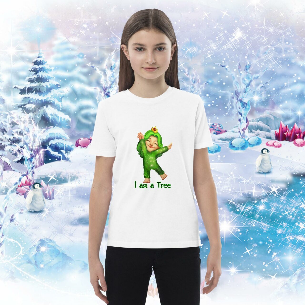 Children's Yoga T-Shirt I am a Tree