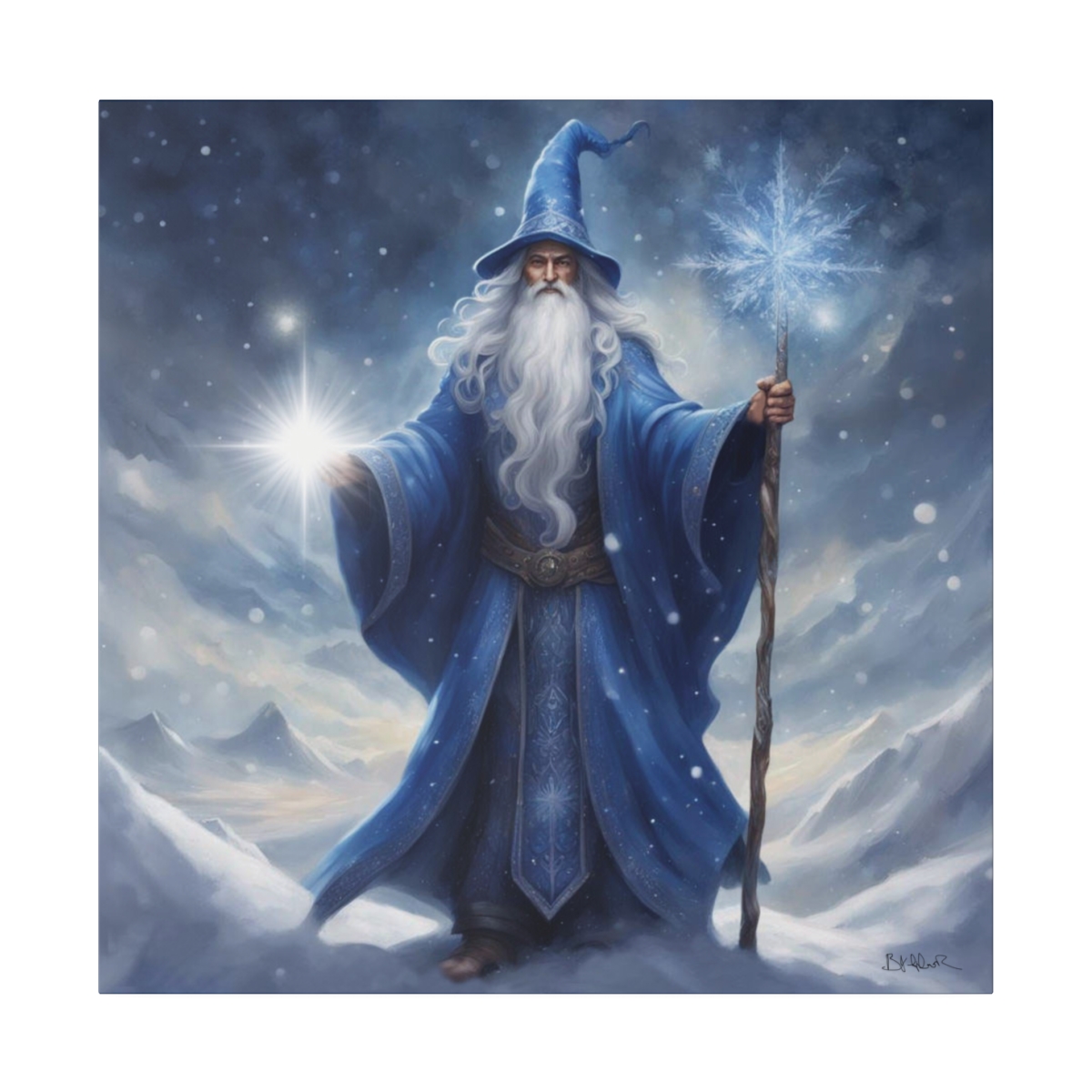 The Wizard Collection Canvas - Snow Wizard